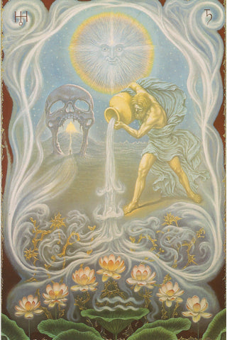 Sternzeichenkarte Wassermann